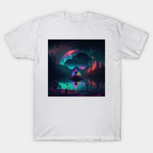 Neon fantasy world T-Shirt